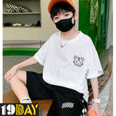 Pure Panorama Stylish Oversized White Tees for Kids